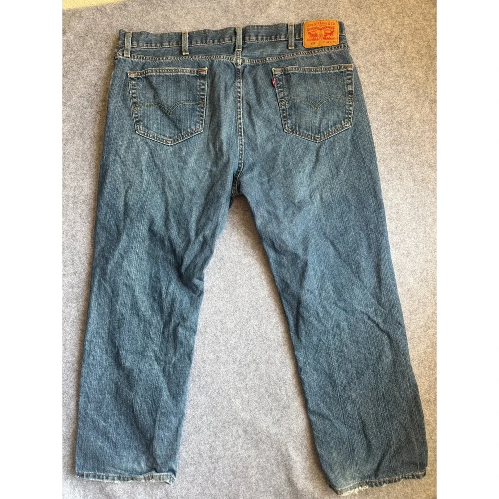 Levi's 559 Relaxed Straight Jeans Men's 42x30 Blue Medium Wash Denim Casual Work